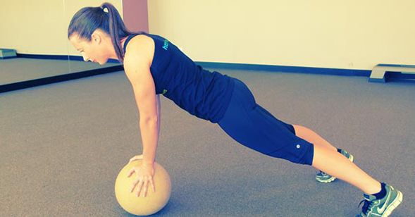 Medicine Ball Push Ups