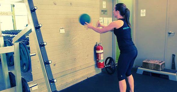 Medicine Ball Wall Throw