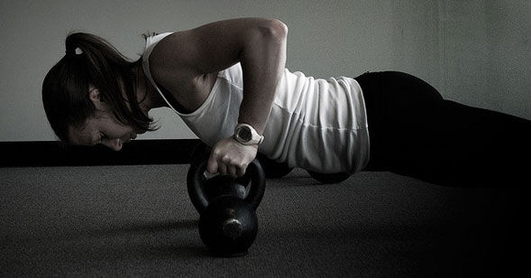 Kettlebell Pushup