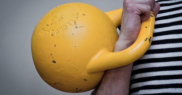 Yellow Kettlebell