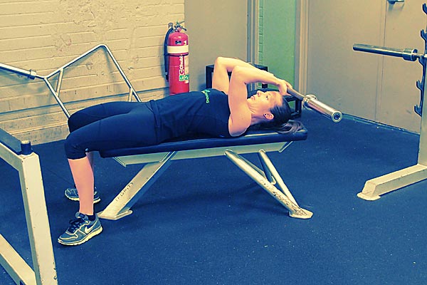 Barbell Lying Tricep Extension