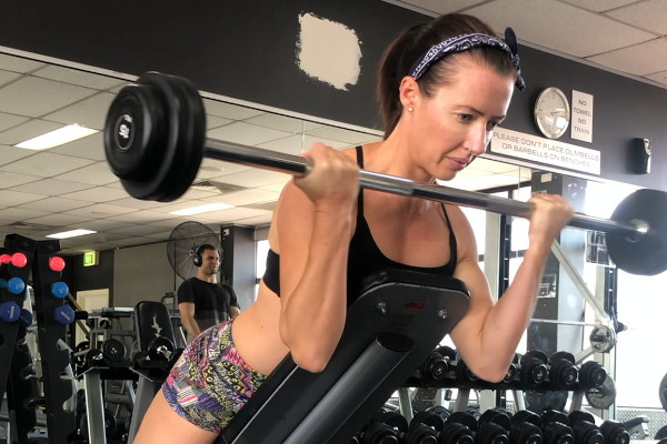 Barbell Spider Curl