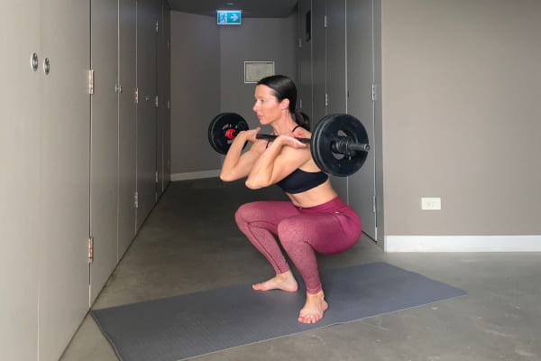 Barbell Squat Press