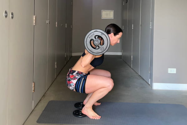 Blood Flow Restriction (BFR) Barbell Squat