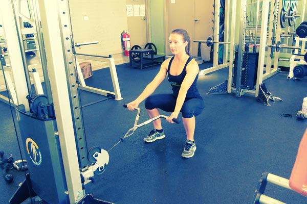 Cable Squat Row
