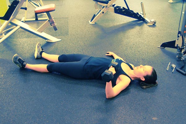 Dumbbell Floor Press