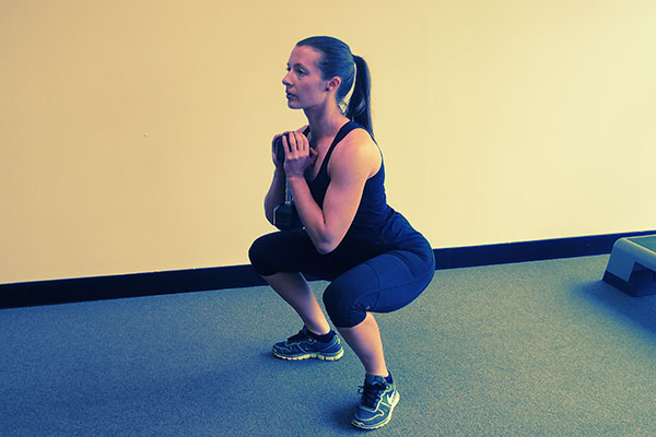 Dumbbell Goblet Squat