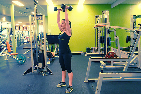 Dumbbell Squat Press