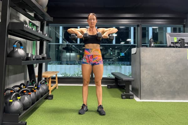 Dumbbell Upright Row