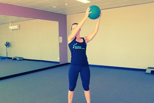 Medicine Ball Standing Twist