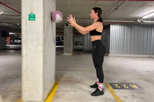 Medicine Ball Wall Throw