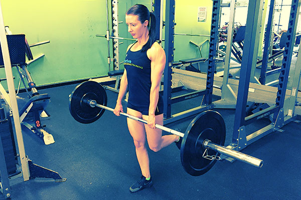 One-Legged Barbell Deadlift