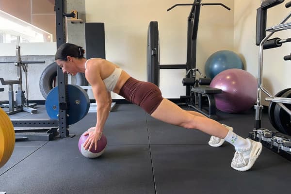 Plyometric Medicine Ball Push-Up