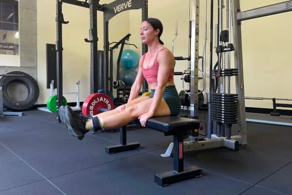Seated Cable Leg Extension