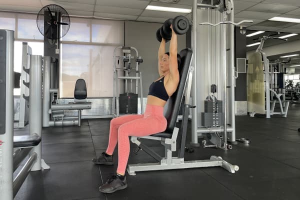 Seated Dumbbell Shoulder Press