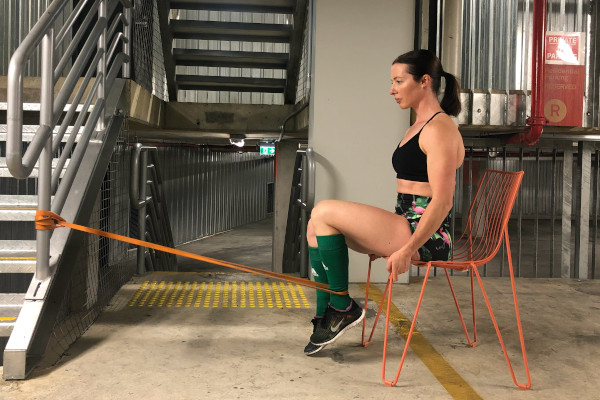 Seated Powerband Hamstring Curl