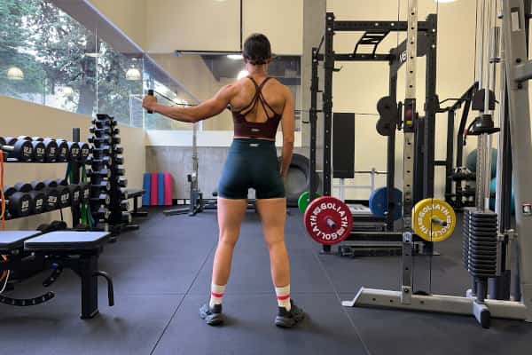 Single Arm Cable Reverse Fly