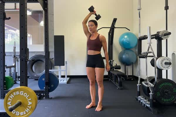Standing Single Arm Tricep Extension