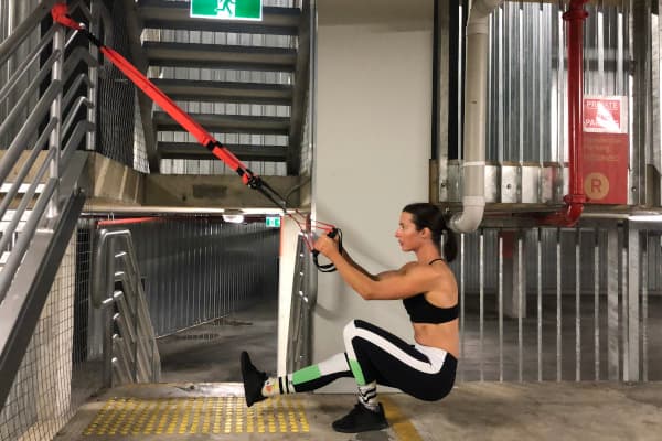 Suspension Trainer Pistol Squat