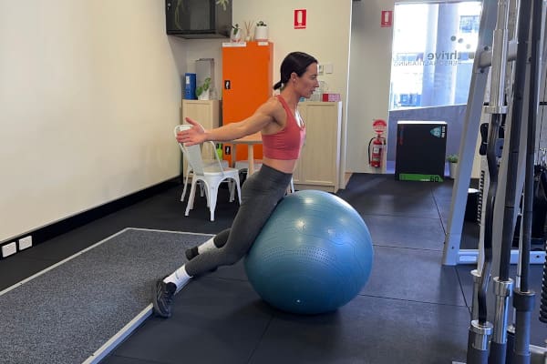 Swiss Ball Back Extension