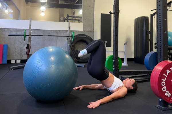 Swiss Ball Hamstring Curl