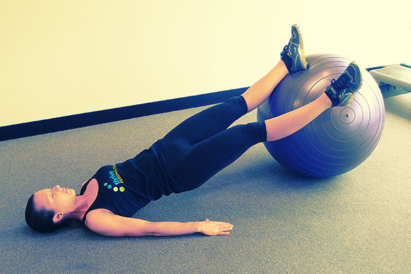 Swiss Ball Leg Circles